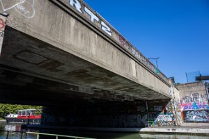 0570-Pont boulevard Serurier sur Canal de l'Ourcq-5
