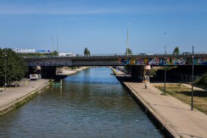 0630-Pont Boulevard Périphérique Canal de Saint-Denis