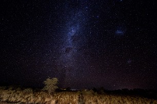 Ciel nocturne dans le Kalahari Kalahari