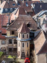 La ville vue de la Citadelle Belfort, France